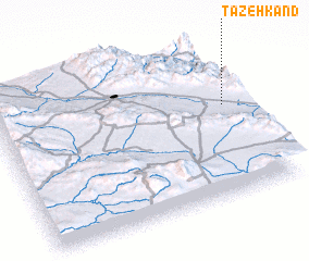 3d view of Tāzeh Kand