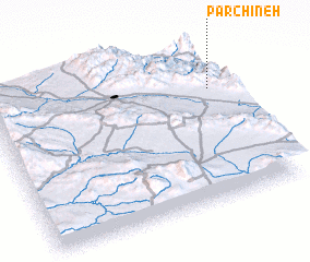 3d view of Parchīneh