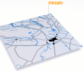 3d view of Pīr Gārī