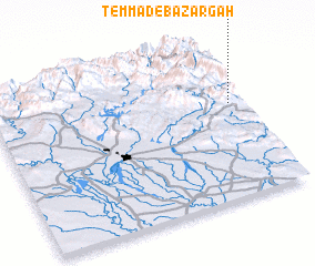 3d view of Temmad-e Bāzār Gah