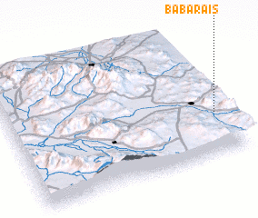 3d view of Bābā Raʼīs