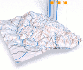 3d view of Khūshk Bīl