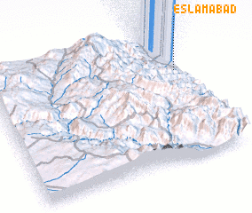 3d view of Eslāmābād