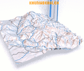 3d view of Khūnī Ābkhāleh