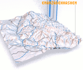 3d view of Emāmzādeh Hāshem