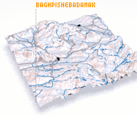 3d view of Bāgh Pīsh-e Bādāmak