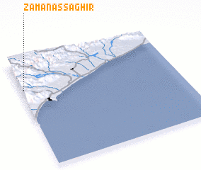 3d view of Zamān aş Şaghīr