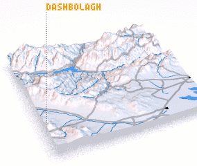 3d view of Dāsh Bolāgh