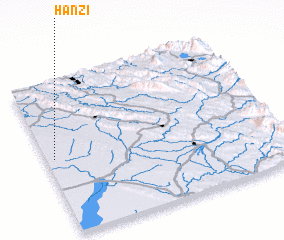 3d view of Hanzī