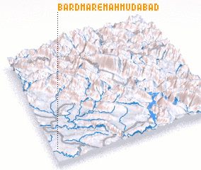 3d view of Bardmār-e Maḩmūdābād