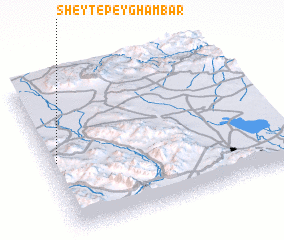 3d view of Sheyt-e Peyghambar