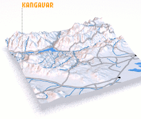 3d view of Kangāvar