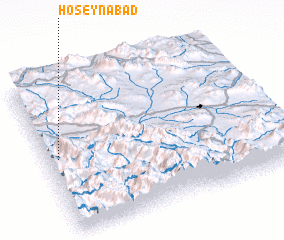 3d view of Ḩoseynābād