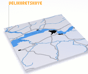 3d view of Velikoretskoye