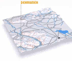 3d view of Deh Mīāneh