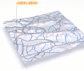 3d view of Jabalābād