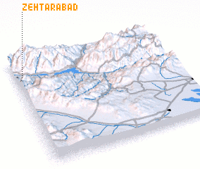 3d view of Zehtarābād