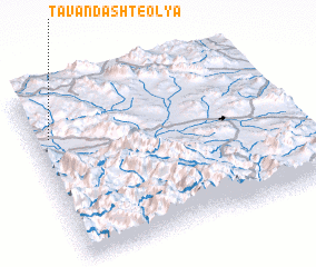 3d view of Tavāndasht-e ‘Olyā