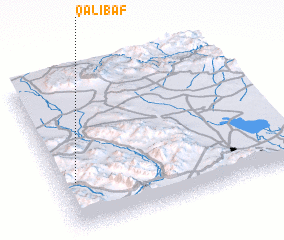 3d view of Qālī Bāf