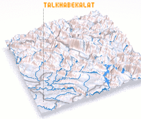 3d view of Talkhāb-e Kalāt