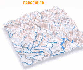 3d view of Bābā Zāhed