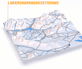 3d view of Lār-e Moḩammad Ḩoseyn Khān