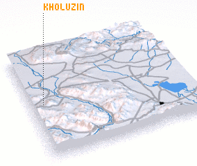 3d view of Kholūzīn