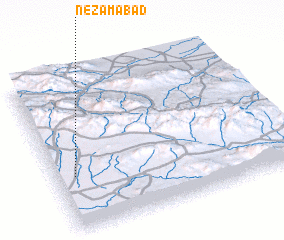 3d view of Nez̧āmābād