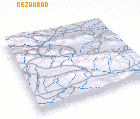3d view of Reẕāābād