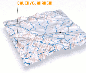 3d view of Qal‘eh-ye Jahāngīr