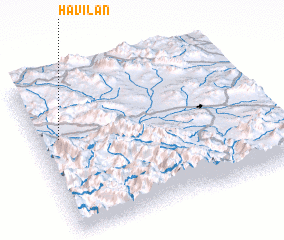 3d view of Ḩāvīlān