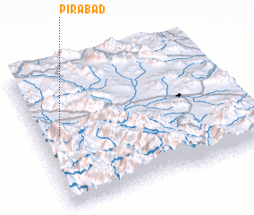 3d view of Pīrābād