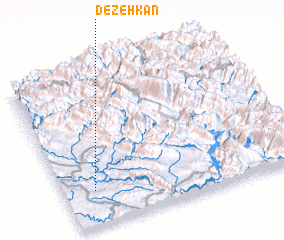 3d view of Dezeh Kān