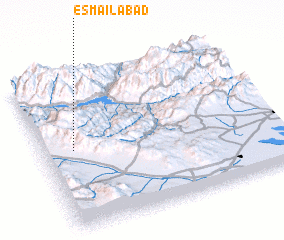 3d view of Esmā‘īlābād