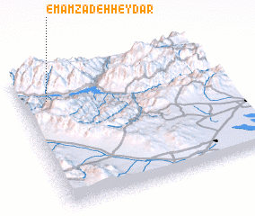 3d view of Emāmzādeh Ḩeydar