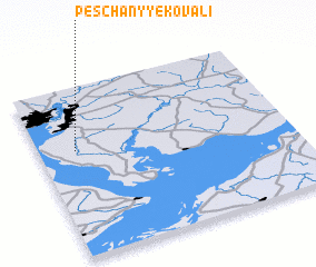 3d view of Peschanyye Kovali
