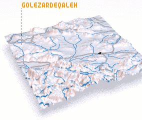 3d view of Gol-e Zard-e Qal‘eh