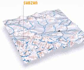 3d view of Sabzān