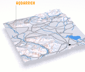 3d view of Āq Darreh