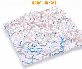 3d view of Boneh Kamālī