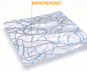 3d view of Bāghcheh Ghāz