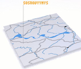 3d view of Sosnovyy Mys