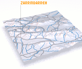 3d view of Zarrīn Darreh