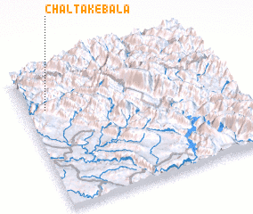 3d view of Chāl Tāk-e Bālā