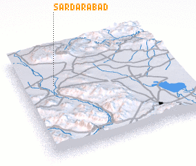 3d view of Sardarābād