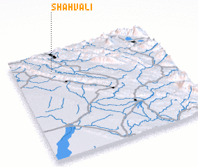 3d view of Shāh Valī