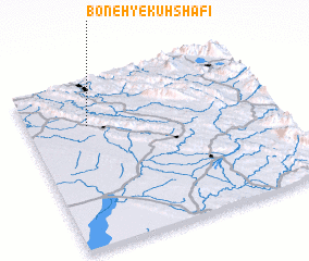 3d view of Boneh-ye Kūh Shafī‘