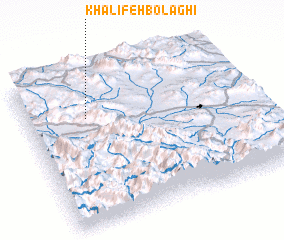 3d view of Khalīfeh Bolāghī