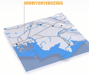 3d view of Ḩorrīyeh-ye Bozorg