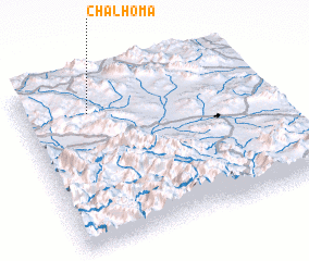 3d view of Chāl Homā